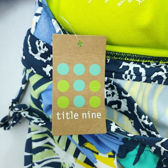 Title Nine Tankini Swim Top Women Girls XS Floral - Picture 6 of 10